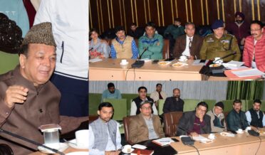 قانون ساز اسمبلی کے سپیکر نے میڈیا برادری کے ساتھ پری بجٹ سیشن کے بارے میں بات چیت کی