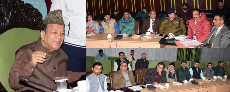 قانون ساز اسمبلی کے سپیکر نے میڈیا برادری کے ساتھ پری بجٹ سیشن کے بارے میں بات چیت کی