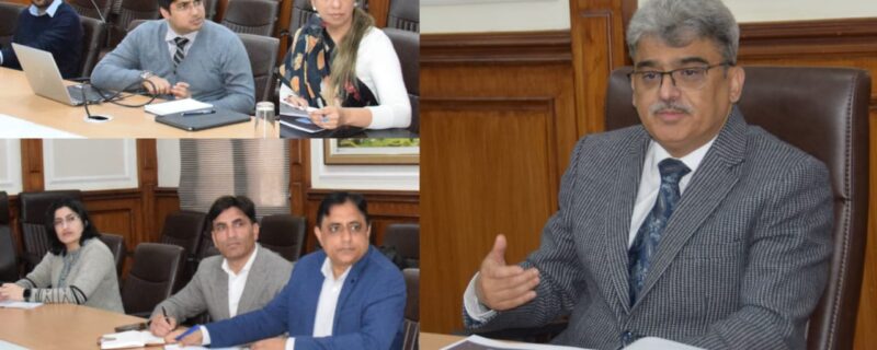 محکمہ سیاحت یو ٹی کے اضلاع میں ہوم سٹیز کی ترقی کیلئے ایک جامع پالیسی اپنائے ۔چیف سیکرٹری