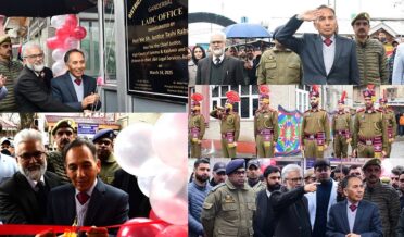 چیف جسٹس کا ڈِسٹرکٹ کورٹ کمپلیکس گاندربل کا دورہ