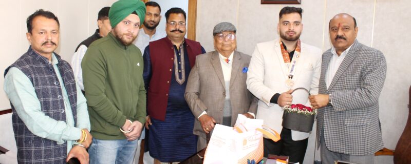 نائب وزیر اعلیٰ نے کانسی کا تمغہ جیتنے والے رجت سنگھ کو مُبارک باد دی