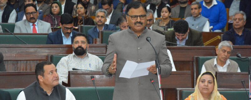 ننگلی نالے کیلئے 16.89 کروڑروپے کے سیلاب سے بچائو کے کام جاری ۔ وزیر جل شکتی