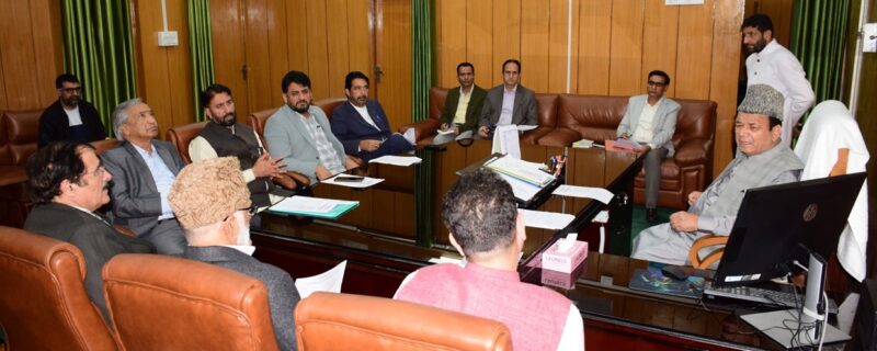 سپیکر نے بی اے سی میٹنگ کی صدارت کی