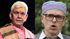 وزیر اعلیٰ عمر عبداللہ ایل جی منوج سنہا سے ملاقی