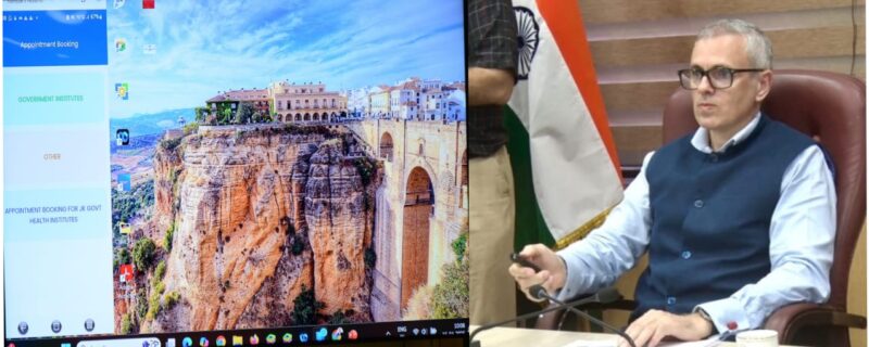 وزیر اعلی عمر عبداللہ نے جموں و کشمیر کے شہریوں کیلئے ون سٹاپ ہیلتھ کیئرسلوشن اِی۔ صحت ایپ کا آغازکیا