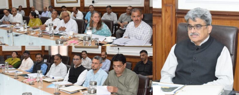 چیف سیکرٹری کا کیمپا کے تحت سبز اہداف کے حصول پر زور