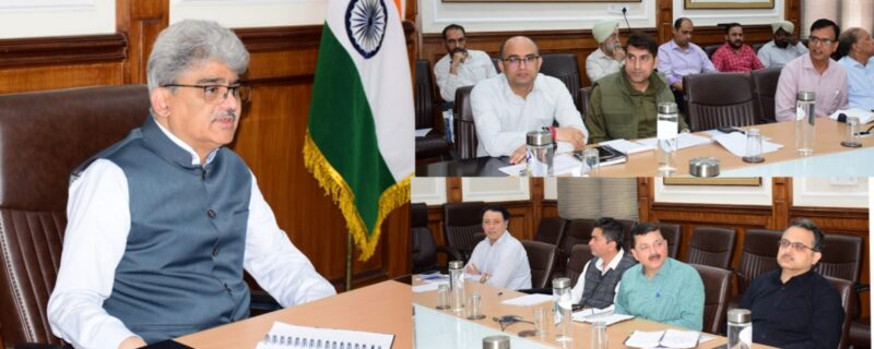 چیف سیکرٹری نے ای آر اے کے تحت جاری پروجیکٹوں پر پیش رفت کا جائیزہ لیا