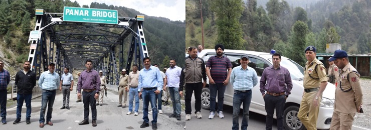 ضلع ترقیاتی کمشنر پونچھ نے مغل روڈ کا معائینہ کیا