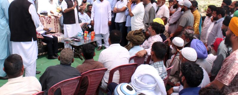 نائب وزیر اعلیٰ نے لام نوشہرہ میں عوامی دربار کا اِنعقاد کیا