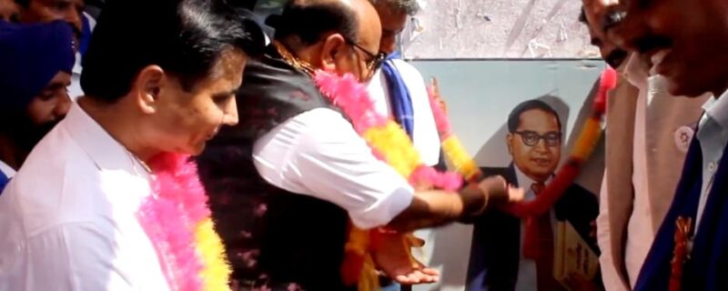 نائب وزیرا علیٰ نے ڈاکٹر بی آر امبیڈکر کو خراجِ عقیدت پیش کی