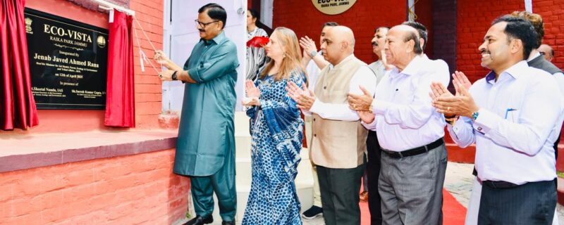 جاوید رانا نے رائیکا پارک جموں میں ایکو ویسٹا کا افتتاح کیا