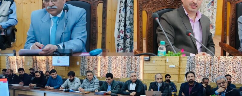 مشن ڈائریکٹر جے جے ایم کی بانڈی پورہ میں سکیموں کی ترجیحی بنیادوں پر مکمل کرنے کی ہدایت