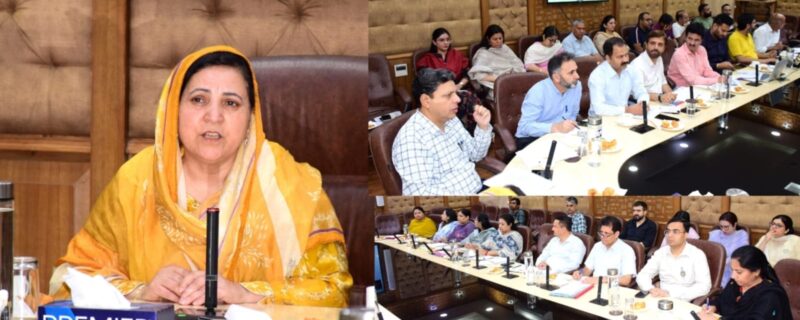 سکینہ اِیتو نے جموں وکشمیر میں سماجی بہبود کی سکیموں کے اَثرات کا جائزہ لیا