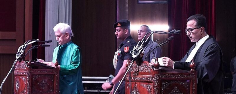 جسٹس ارون پلی نے جموں و کشمیر اور لداخ ہائی کورٹ کے چیف جسٹس کے طور پر حلف لیا