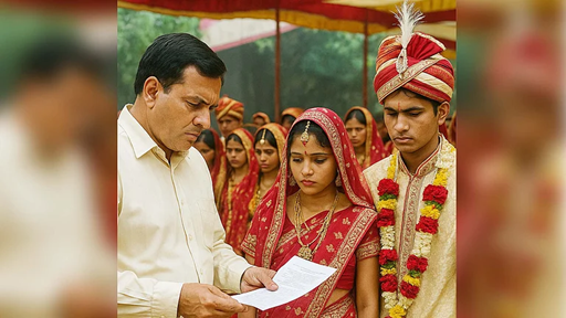 اجتماعی تقریب کے دوران 49میں سے36جوڑے نکلے نابالغ، انتظامیہ نے روکی شادی