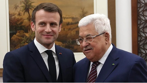 میکرون کا محمود عباس سے حماس کو نکالنے اور فلسطینی اتھارٹی میں اصلاح کا مطالبہ