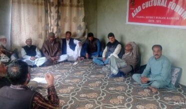 آزاد کلچرل فورم چاڑورہ کے زیر اہتمام ایک پُروقار تقریب کا انعقاد