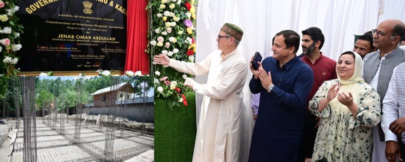 وزیر اعلیٰ عمر عبداللہ نے گاندربل میں ترقیاتی منصوبوں کا اِفتتاح کیا اور نئے کاموں کا سنگ بنیاد رکھا
