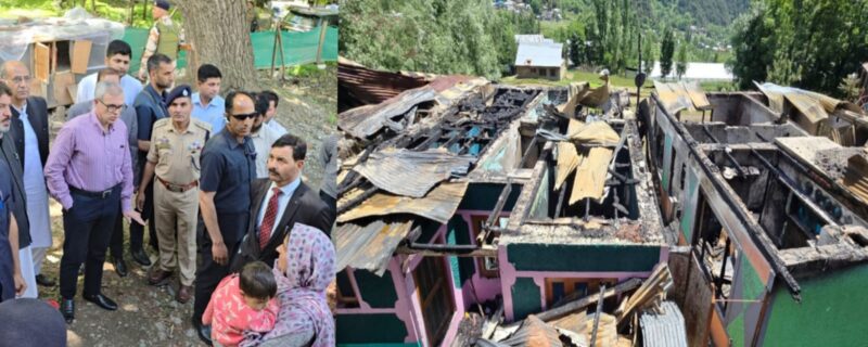 وزیر اعلیٰ عمر عبداللہ کا صورتحال کا جائزہ لینے کیلئے ٹنگڈھار کا دورہ