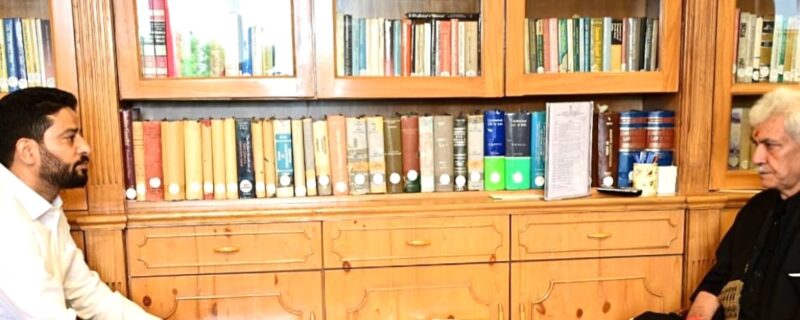 اعجاز حسین کی لفٹینٹ گورنر سے ملاقات