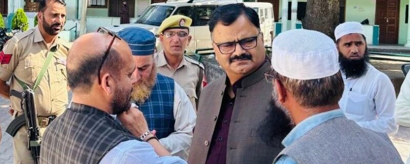 جاوید رانا نے جامع ضیاء العلوم پونچھ کا دورہ کیا