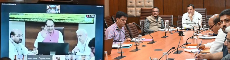 جاوید احمد ڈار نے وِکست کرشی سنکلپ ابھیان کے ورچیو ل میٹنگ میں شرکت کی