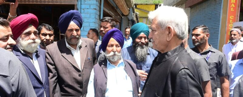 لفٹینٹ گورنر نے کپواڑہ کا دورہ کیا