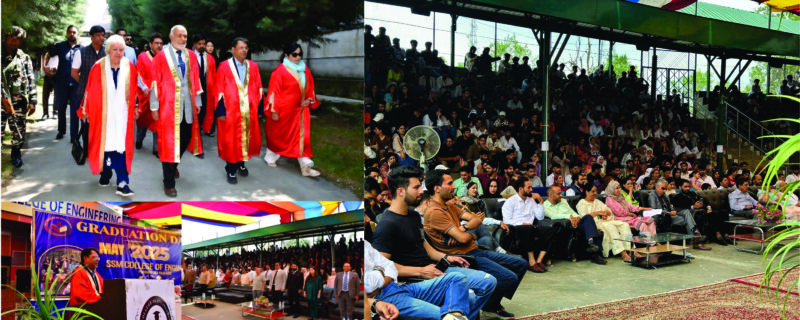 ایس ایس ایم کالج آف انجینئرنگ پری ہاس پورہ پٹن میں گریجویشن ڈے کی شاندارتقریب منعقد