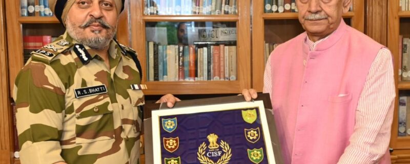 آر ایس بھٹی نے لیفٹیننٹ گورنر شری منوج سنہا سے ملاقات کی