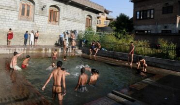 Beating the Heat in a spring in Zadibal area of downtown