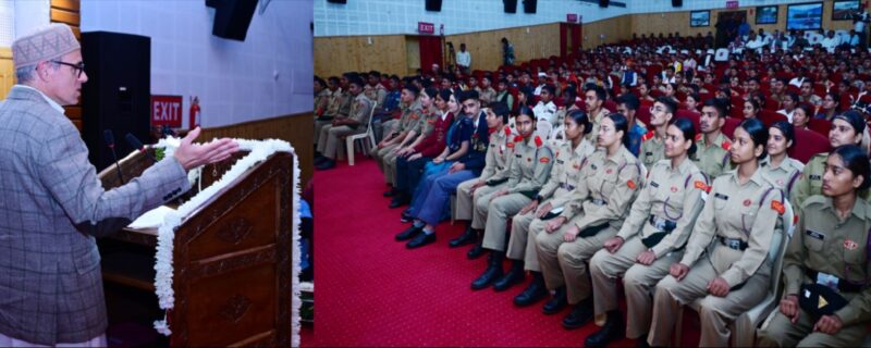 CM Omar Abdullah urges NCC cadets to become Ambassadors of peace and unity (1)