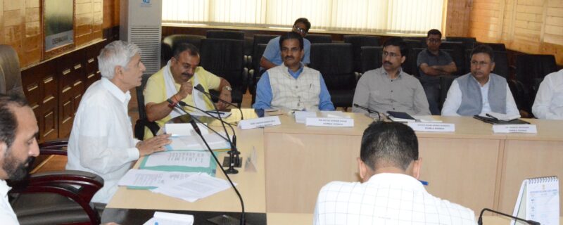 پرولیج کمیٹی کی پہلی میٹنگ سری نگر میں منعقد