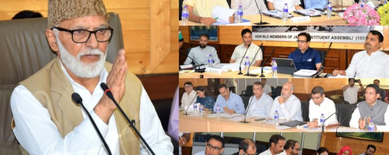 پبلک اَنڈر ٹیکنگس کمیٹی نے جے کے ایس پی ڈِی سی کے کام کاج کا جائزہ لیا