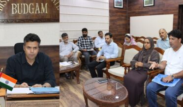 ضلع ترقیاتی کمشنر بڈگام نے ہو کر سر میں تحفظی اَقدامات کا جائزہ لیا