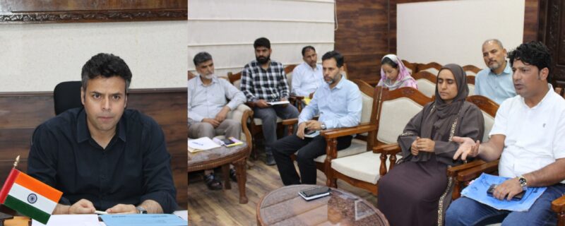 ضلع ترقیاتی کمشنر بڈگام نے ہو کر سر میں تحفظی اَقدامات کا جائزہ لیا