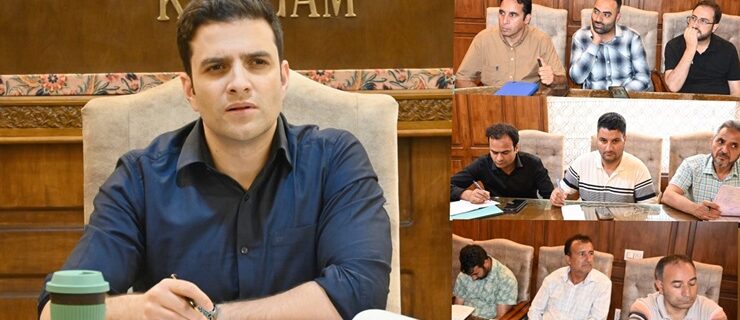 ضلع ترقیاتی کمشنر کولگام نے ضلع میں دھان کے جاری موسم کیلئے آبپاشی اور پانی کی دستیابی کی صورتحال کا جائزہ لیا