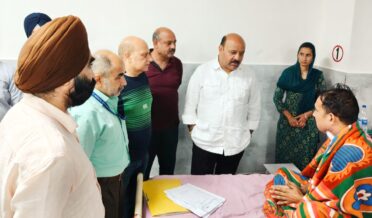 نائب وزیر اعلیٰ نے جی ایم سی اور سپر سپیشلٹی ہسپتال میں صحت کی دیکھ بھال کی سہولیات کا جائیزہ لیا