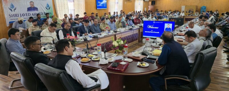 جل شکتی اور زرعی پیداوار کے وزرأ نے بارہمولہ میں ترقیاتی منصوبوں کا جائزہ لیا