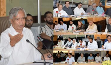 قانون ساز کمیٹی برائے ماحولیات نے جموں وکشمیر بھر میں ماحولیاتی مسائل کا جائزہ لیا