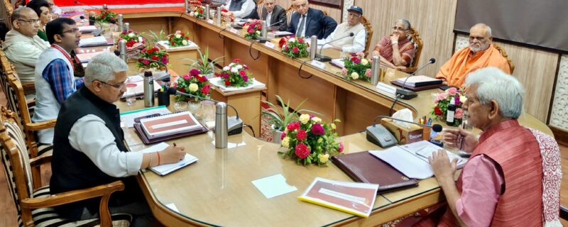 لفٹینٹ گورنر کی سربراہی میں شری ماتا ویشنو دیوی شرائین بورڈ کی 75 ویں میٹنگ منعقد