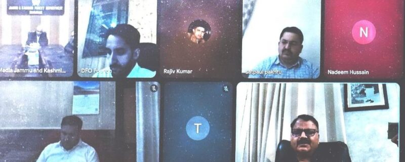 جاوید احمد رانا کی صدارت میں جنگلات اور جل شکتی محکموں کی اعلیٰ سطحی میٹنگ منعقد