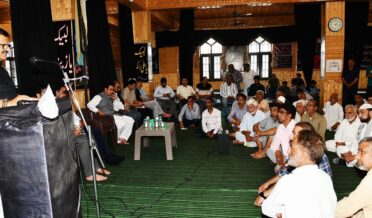 رانا نے محرم الحرام کے انتظامات کا جائیزہ لیا