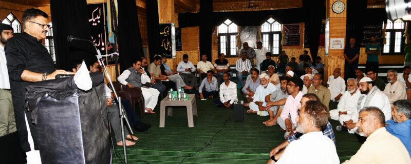 رانا نے محرم الحرام کے انتظامات کا جائیزہ لیا