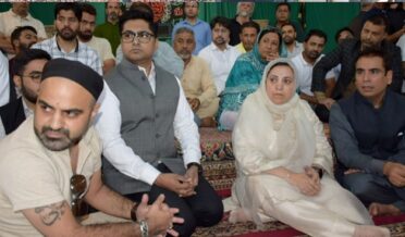 سکینہ اِیتو اور ستیش شرما کا زڈی بل حسن آباد میں امام بارگاہوں کا دورہ