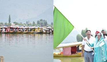 سکینہ اِیتو نے سری نگر میں چھٹی آر ینزشکارا رَیس کو جھنڈی دِکھا کر روانہ کیا