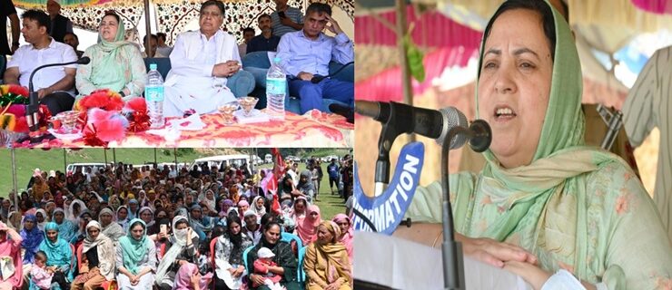 سکینہ ایتو نے پنچھن پتھری کلگام میں عوامی دربار منعقد کیا