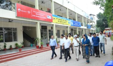 ستیش شرما نے بیس کیمپ بھگوتی نگر کا دورہ کیا