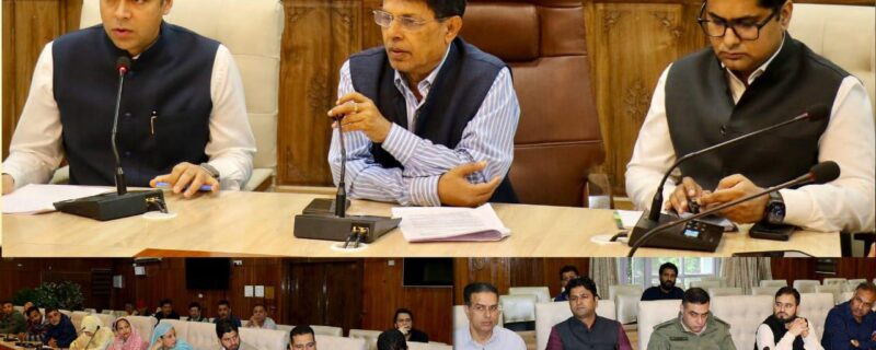 شانت منو نے ضلع سرینگر میں شہری دفاع کی تیاری کا جائیزہ لیا