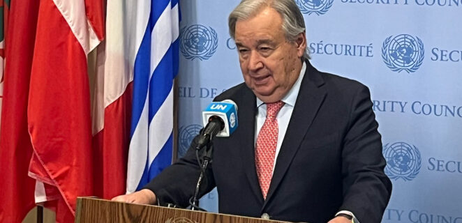 اقوام متحدہ کے بنیادی اصولوں کو خطرہ : انٹونیوگوٹیرس