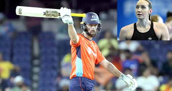 کرکٹرشارٹ اور ان کی تیراک بیوی میڈی ولسن توجہ کا مرکز